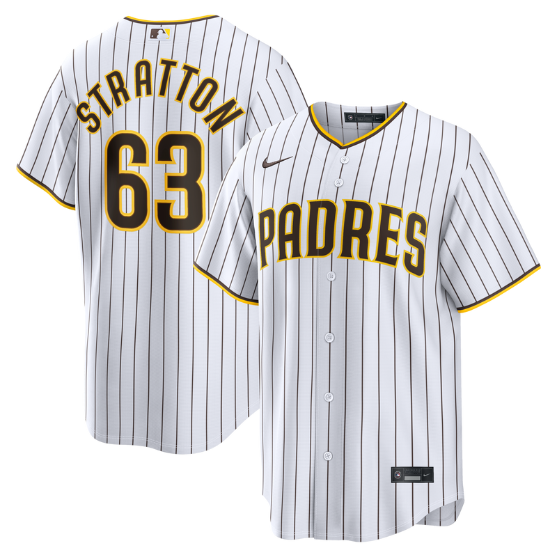 Hunter Stratton San Diego Padres Baseball Jersey, White Sportswear Jersey Shirt, Lightweight Breathable Athletic Jersey, Casual Gift for Men