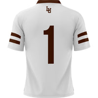 Lehigh Mountain Hawks Football Jersey, White Sportswear Jersey Shirt, Lightweight Breathable Athletic Jersey, Casual Gift for Men