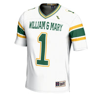 William & Mary Tribe Football Jersey, White Sportswear Jersey Shirt, Lightweight Breathable Athletic Jersey, Casual Gift for Men