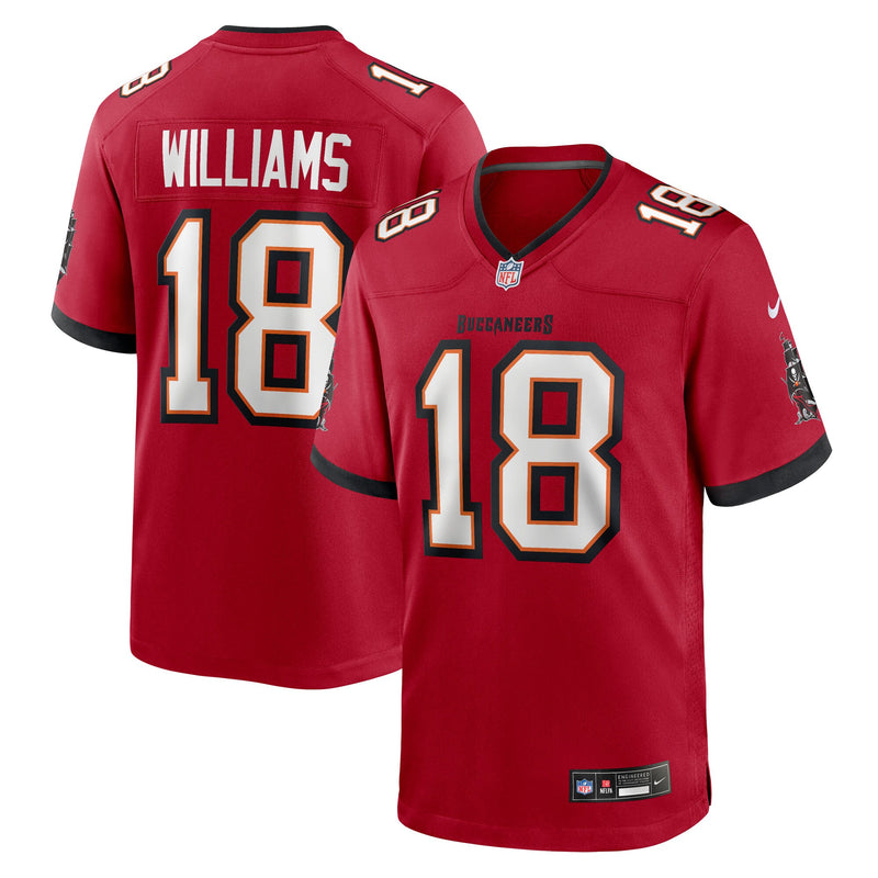 Josh Williams Tampa Bay Buccaneers Football Jersey, Red Sportswear Jersey Shirt, Lightweight Breathable Athletic Jersey, Casual Gift for Men