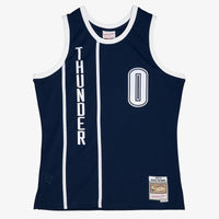 Oklahoma City Thunder Basketball Jersey, Ash Blue Alternate Sportswear Jersey Shirt, Sleeveless Athletic Tank Jersey, Casual Gift for Men