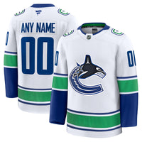 Vancouver Canucks Hockey Jersey, White Premium Sportswear Jersey Shirt, Long Sleeve Hockey Sweater Jersey, Casual Gift for Men, Style 202055743