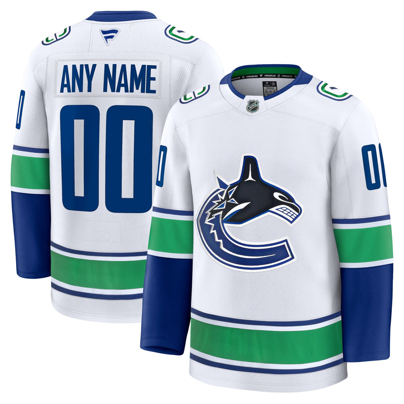 Vancouver Canucks Hockey Jersey, White Premium Sportswear Jersey Shirt, Long Sleeve Hockey Sweater Jersey, Casual Gift for Men, Style 202055743