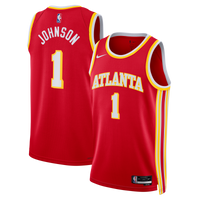 Jalen Johnson Atlanta Hawks Basketball Jersey, Red Swingman Sportswear Jersey Shirt, Sleeveless Athletic Tank Jersey, Casual Gift for Men