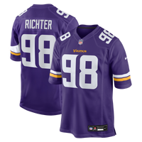 Bo Richter Minnesota Vikings Football Jersey, Purple Game Sportswear Jersey Shirt, Lightweight Breathable Athletic Jersey, Casual Gift for Men