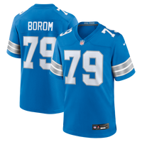 Larry Borom Detroit Lions Football Jersey, Blue Game Sportswear Jersey Shirt, Lightweight Breathable Athletic Jersey, Casual Gift for Men