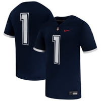 UConn Huskies Football Jersey, Navy Game Sportswear Jersey Shirt, Lightweight Breathable Athletic Jersey, Casual Gift for Men, Style 203182829