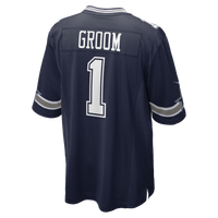 Number Groom Dallas Cowboys Football Jersey, Navy Game Sportswear Jersey Shirt, Lightweight Breathable Athletic Jersey, Casual Gift for Men