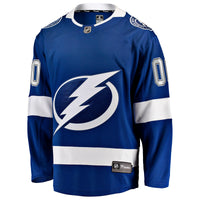 Tampa Bay Lightning Hockey Jersey, Blue Breakaway Sportswear Jersey Shirt, Long Sleeve Hockey Sweater Jersey, Casual Gift for Men, Style 2791512