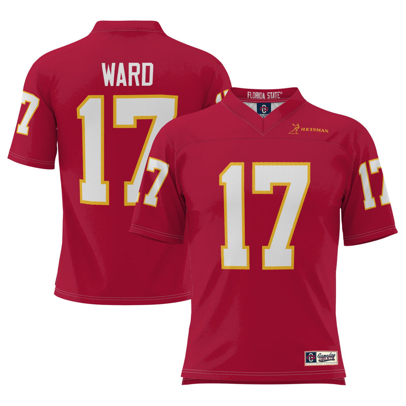 Charlie Ward Football Jersey, Football Sportswear Jersey Shirt, Lightweight Breathable Athletic Jersey, Casual Gift for Men