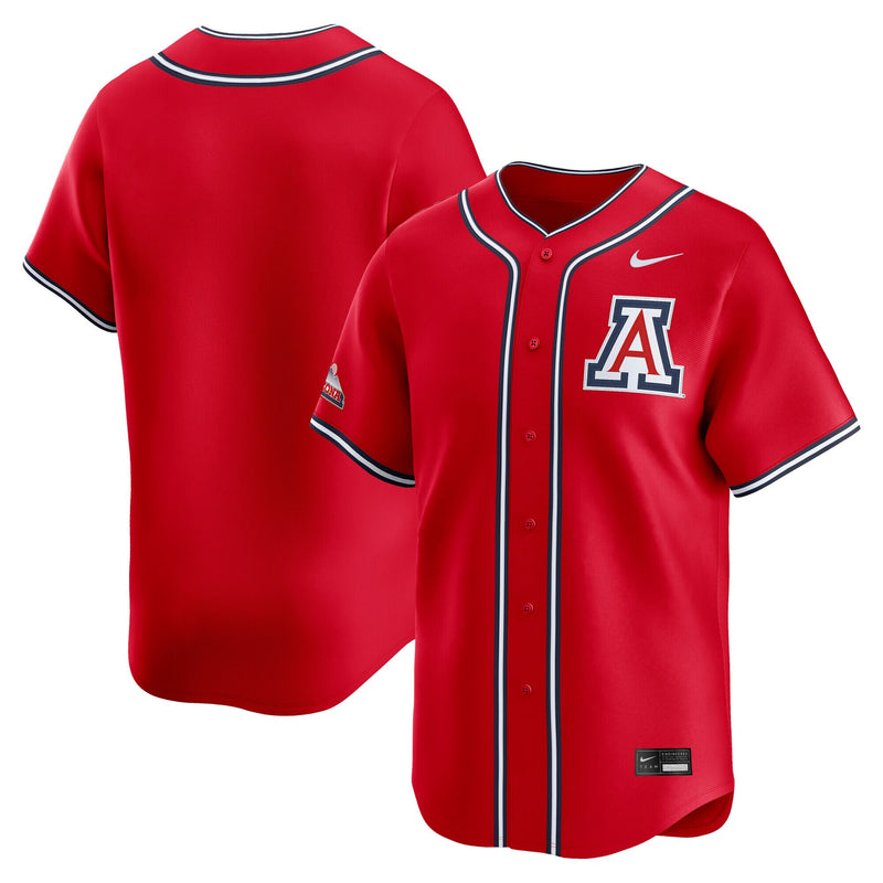 Arizona Wildcats Baseball Jersey, Red Limited Sportswear Jersey Shirt, Lightweight Breathable Athletic Jersey, Casual Gift for Men
