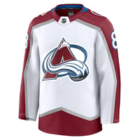 Cale Makar Colorado Avalanche Hockey Jersey, White Premium Away Sportswear Jersey Shirt, Long Sleeve Hockey Sweater Jersey, Casual Gift for Men