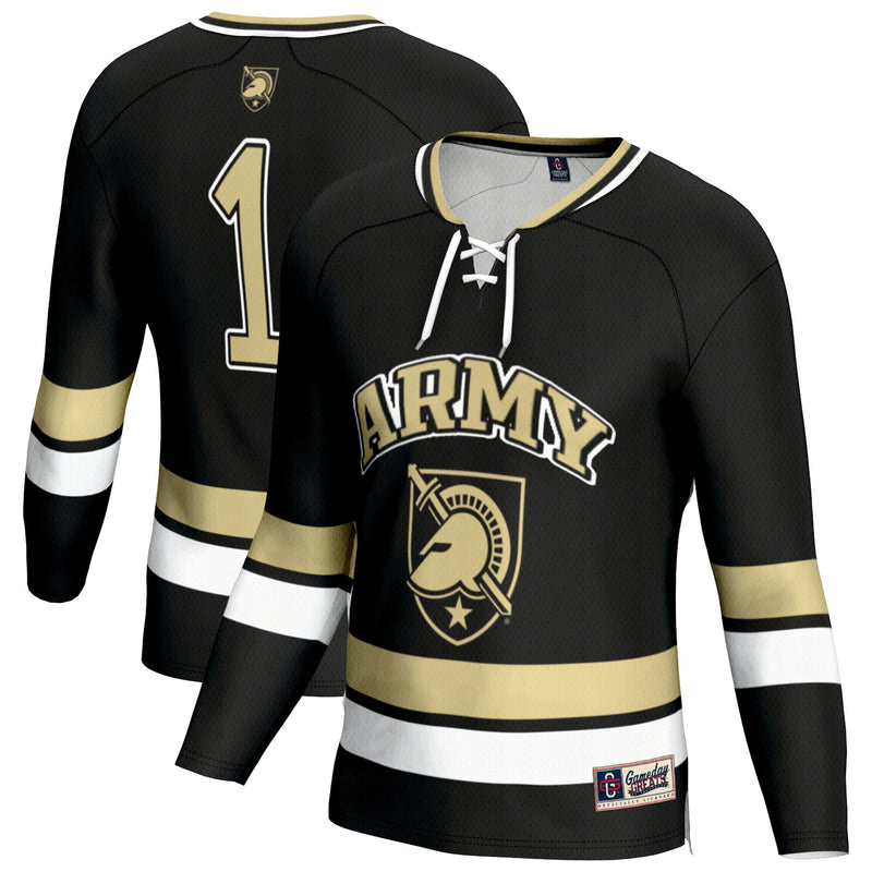 Army Black Knights Hockey Jersey, Fashion Lightweight Sportswear Jersey Shirt, Long Sleeve Hockey Sweater Jersey, Casual Gift for Men