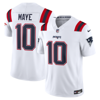 Drake Maye New England Patriots Football Jersey, White Sportswear Jersey Shirt, Lightweight Breathable Athletic Jersey, Casual Gift for Men