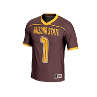 Arizona State Sun Devils Lacrosse Jersey, Maroon Fashion Sportswear Jersey Shirt, Lightweight Breathable Athletic Jersey, Casual Gift for Men