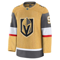 Jack Eichel Vegas Golden Knights Hockey Jersey, Gold Premium Sportswear Jersey Shirt, Long Sleeve Hockey Sweater Jersey, Casual Gift for Men