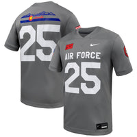 Air Force Falcons Football Jersey, Gray Game Sportswear Jersey Shirt, Lightweight Breathable Athletic Jersey, Casual Gift for Men