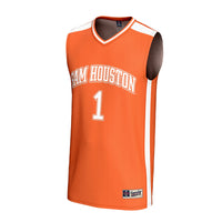 Sam Houston State Bearkats Basketball Jersey, Orange Fashion Sportswear Jersey Shirt, Sleeveless Athletic Tank Jersey, Casual Gift for Men