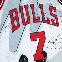 Chicago Bulls Basketball Jersey, White Swingman Sportswear Jersey Shirt, Sleeveless Athletic Tank Jersey, Casual Gift for Men, Style 204330086