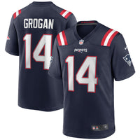 Steve Grogan New England Patriots Football Jersey, Navy Sportswear Jersey Shirt, Lightweight Breathable Athletic Jersey, Casual Gift for Men