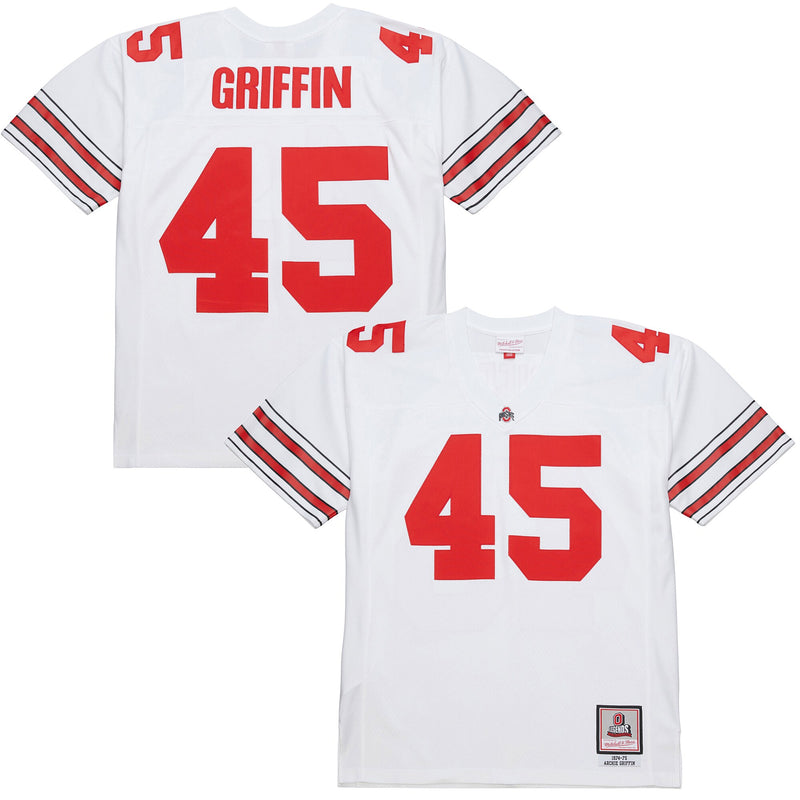 Ohio State Buckeyes Football Jersey, White Sportswear Jersey Shirt, Lightweight Breathable Athletic Jersey, Casual Gift for Men