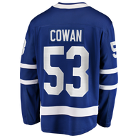 Easton Cowan Toronto Maple Leafs Hockey Jersey, Blue Breakaway Sportswear Jersey Shirt, Long Sleeve Hockey Sweater Jersey, Casual Gift for Men