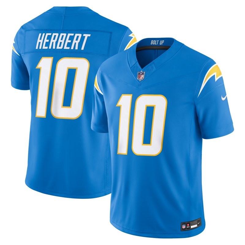 Justin Herbert Los Angeles Chargers Football Jersey, Sportswear Jersey Shirt, Lightweight Athletic Jersey, Casual Gift for Men, Style 2001803852