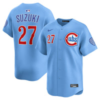 Seiya Suzuki Chicago Cubs Baseball Jersey, Blue Limited Sportswear Jersey Shirt, Lightweight Breathable Athletic Jersey, Casual Gift for Men