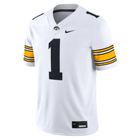 Iowa Hawkeyes Football Jersey, White Game Sportswear Jersey Shirt, Lightweight Breathable Athletic Jersey, Casual Gift for Men