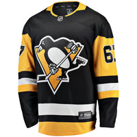 Rickard Rakell Pittsburgh Penguins Hockey Jersey, Black Sportswear Jersey Shirt, Long Sleeve Hockey Sweater Jersey, Casual Gift for Men