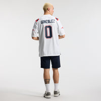 Christian Gonzalez New England Football Jersey, Sportswear Jersey Shirt, Lightweight Athletic Jersey, Casual Gift for Men, Style 204017141