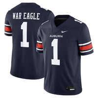 Auburn Tigers Football Jersey, Navy Game Home Sportswear Jersey Shirt, Lightweight Breathable Athletic Jersey, Casual Gift for Men