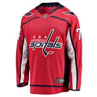 John Carlson Washington Capitals Hockey Jersey, Red Breakaway Sportswear Jersey Shirt, Long Sleeve Hockey Sweater Jersey, Casual Gift for Men