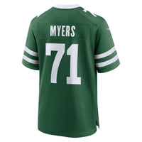 Josh Myers New York Jets Football Jersey, Green Game Sportswear Jersey Shirt, Lightweight Breathable Athletic Jersey, Casual Gift for Men