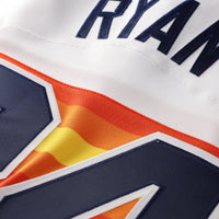 Nolan Ryan Houston Astros Baseball Jersey, White Authentic Sportswear Jersey Shirt, Lightweight Breathable Athletic Jersey, Casual Gift for Men