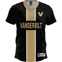 Vanderbilt Commodores Soccer Jersey, Black Fashion Sportswear Jersey Shirt, Lightweight Breathable Athletic Jersey, Casual Gift for Men