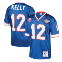 Jim Kelly Buffalo Bills Football Jersey, Royal Authentic Sportswear Jersey Shirt, Lightweight Breathable Athletic Jersey, Casual Gift for Men