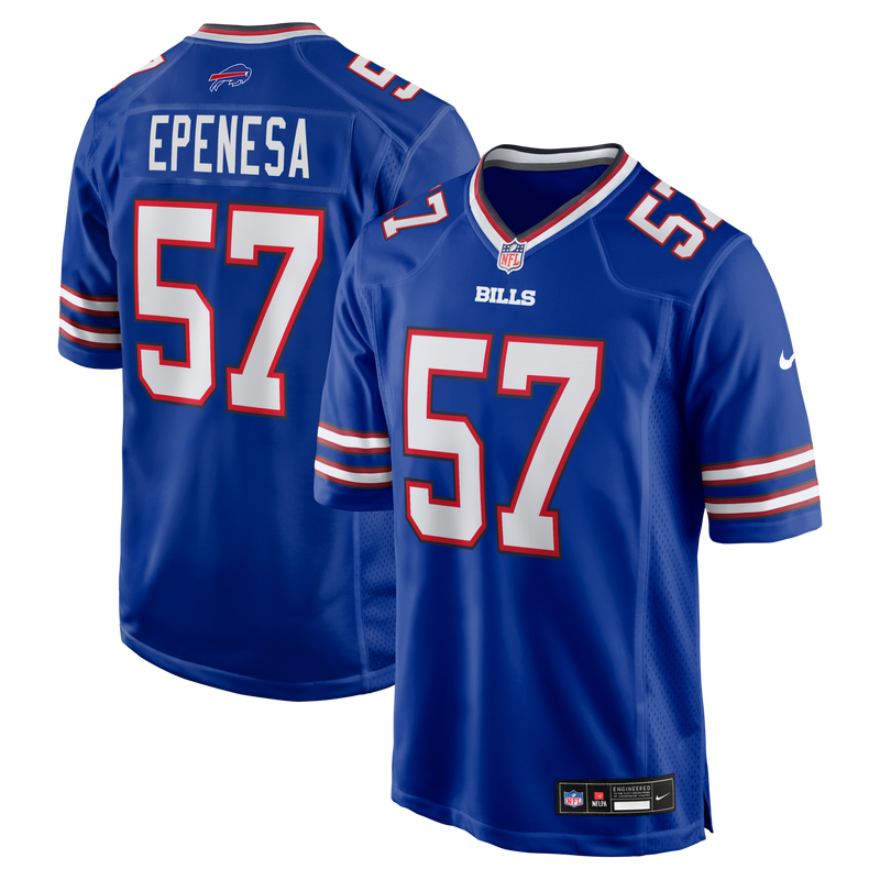 A.J. Epenesa Buffalo Bills Football Jersey, Royal Game Sportswear Jersey Shirt, Lightweight Breathable Athletic Jersey, Casual Gift for Men