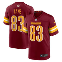 Jaylin Lane Washington Commanders Football Jersey, Burgundy Sportswear Jersey Shirt, Lightweight Breathable Athletic Jersey, Casual Gift for Men