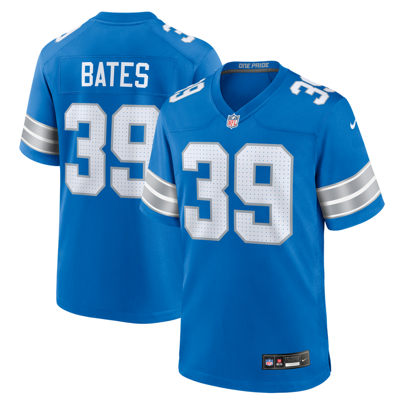 Jake Bates Detroit Lions Football Jersey, Blue Game Sportswear Jersey Shirt, Lightweight Breathable Athletic Jersey, Casual Gift for Men