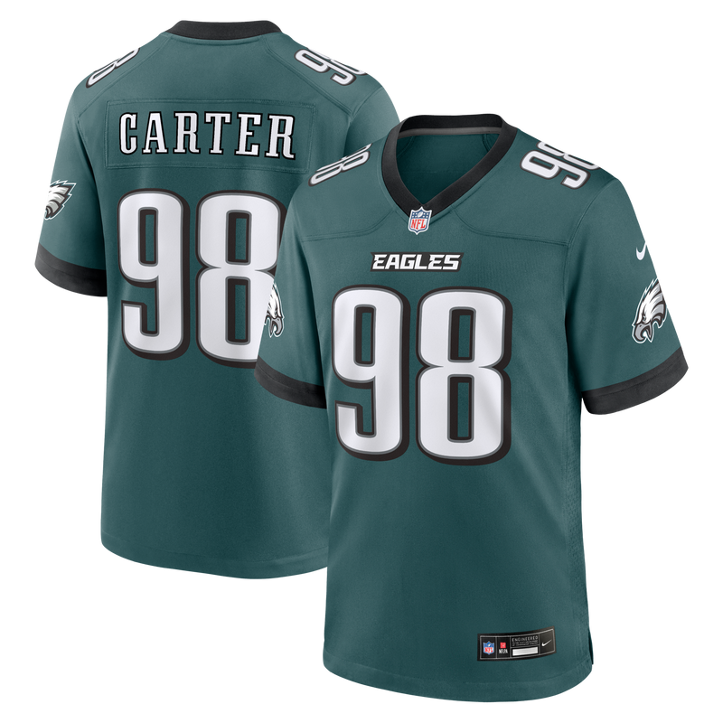 Jalen Carter Philadelphia Eagles Football Jersey, Sportswear Jersey Shirt, Lightweight Athletic Jersey, Casual Gift for Men, Style 203381064