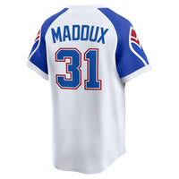 Greg Maddux Atlanta Braves Baseball Jersey, White Limited Sportswear Jersey Shirt, Lightweight Breathable Athletic Jersey, Casual Gift for Men