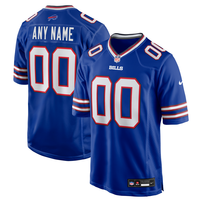 Buffalo Bills Football Jersey, Royal Game Sportswear Jersey Shirt, Lightweight Breathable Athletic Jersey, Casual Gift for Men, Style 3887265
