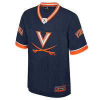 Virginia Cavaliers Football Jersey, Navy Sportswear Jersey Shirt, Lightweight Breathable Athletic Jersey, Casual Gift for Men, Style 203039982