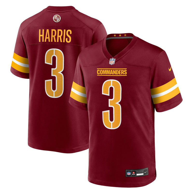 Will Harris Washington Commanders Football Jersey, Burgundy Sportswear Jersey Shirt, Lightweight Breathable Athletic Jersey, Casual Gift for Men