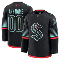 Seattle Kraken Hockey Jersey, Black Premium Sportswear Jersey Shirt, Long Sleeve Hockey Sweater Jersey, Casual Gift for Men, Style 203133895