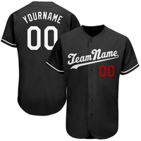 Custom Baseball Jersey, Black White Sportswear Jersey Shirt, Athletic Button Down Moisture Wicking Jersey, Casual Gift for Men, Style Black0244