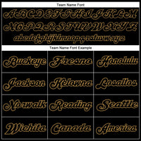 Custom Football Jersey, Black Old Gold Sportswear Jersey Shirt, Athletic Mesh Moisture Wicking Jersey, Casual Gift for Men, Style Black0418