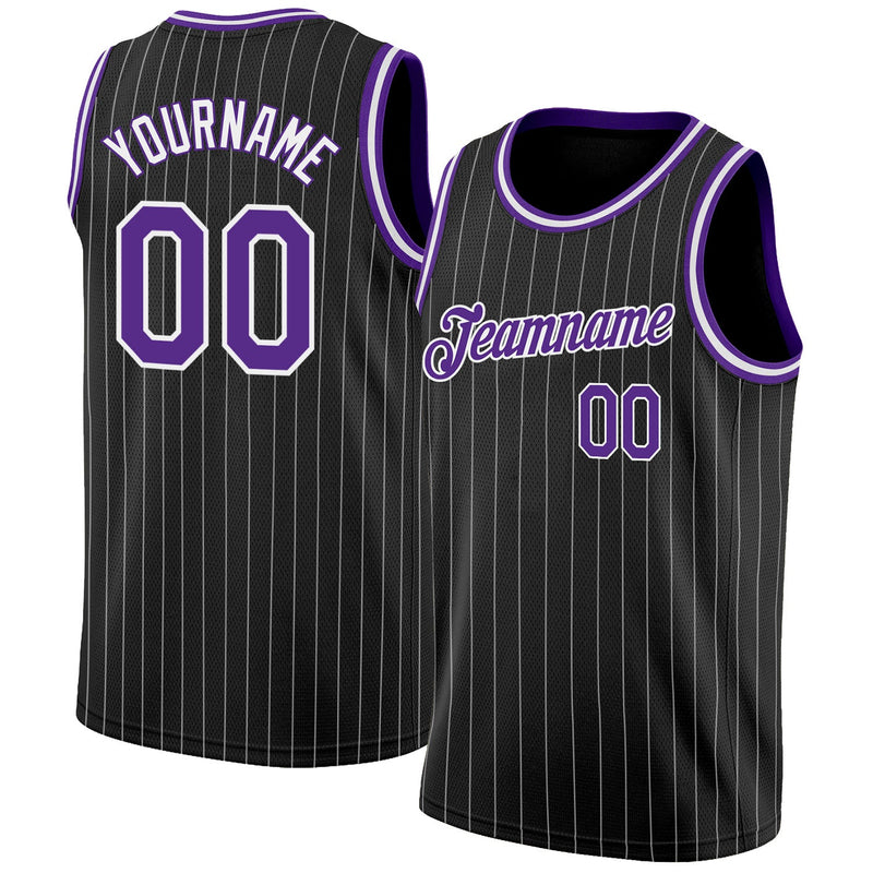 Custom Basketball Jersey, Black White Sportswear Jersey Shirt, Athletic Mesh Moisture Wicking Jersey, Casual Gift for Men, Style Black0504