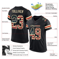Vintage Football Jersey, Black Cream Sportswear Jersey Shirt, Athletic Mesh Moisture Wicking Jersey, Casual Gift for Men